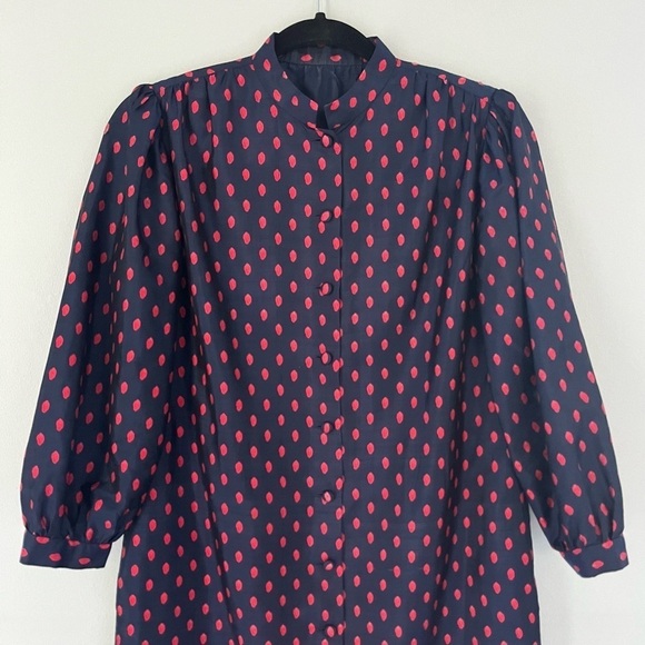 Vintage Tal Saunders Ritz Carlton Dress, Evening Coat, 100% Silk, 60’s - Picture 1 of 11